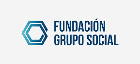 logo-fundacion-grupo-social-hexagono-azul-fondo-compite